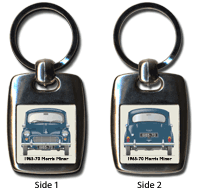 Morris Minor 4dr Saloon 1965-70 Keyring 5